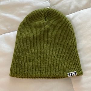 Olive green Neff beanie
